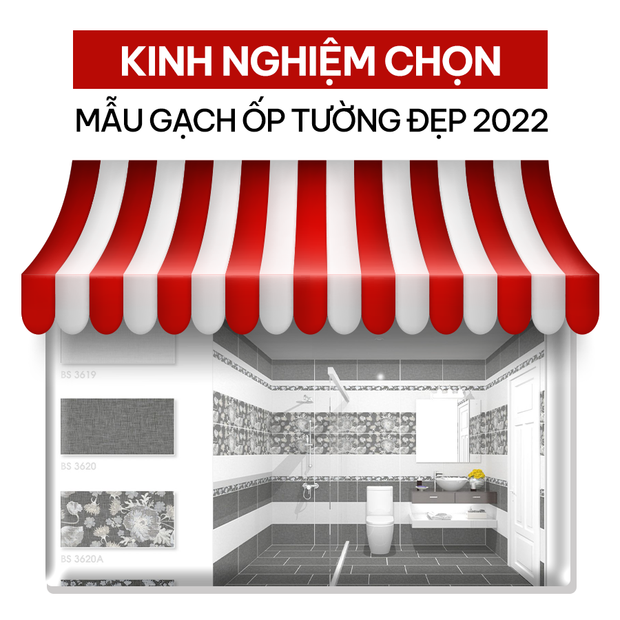 KINH NGHIỆM CHỌN MẪU GẠCH ỐP TƯỜNG ĐẸP 2022